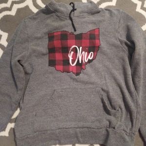 Ohio Buffalo Plaid Sweatshirt